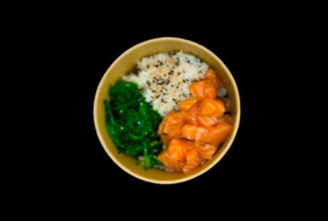 Havajské poké losos